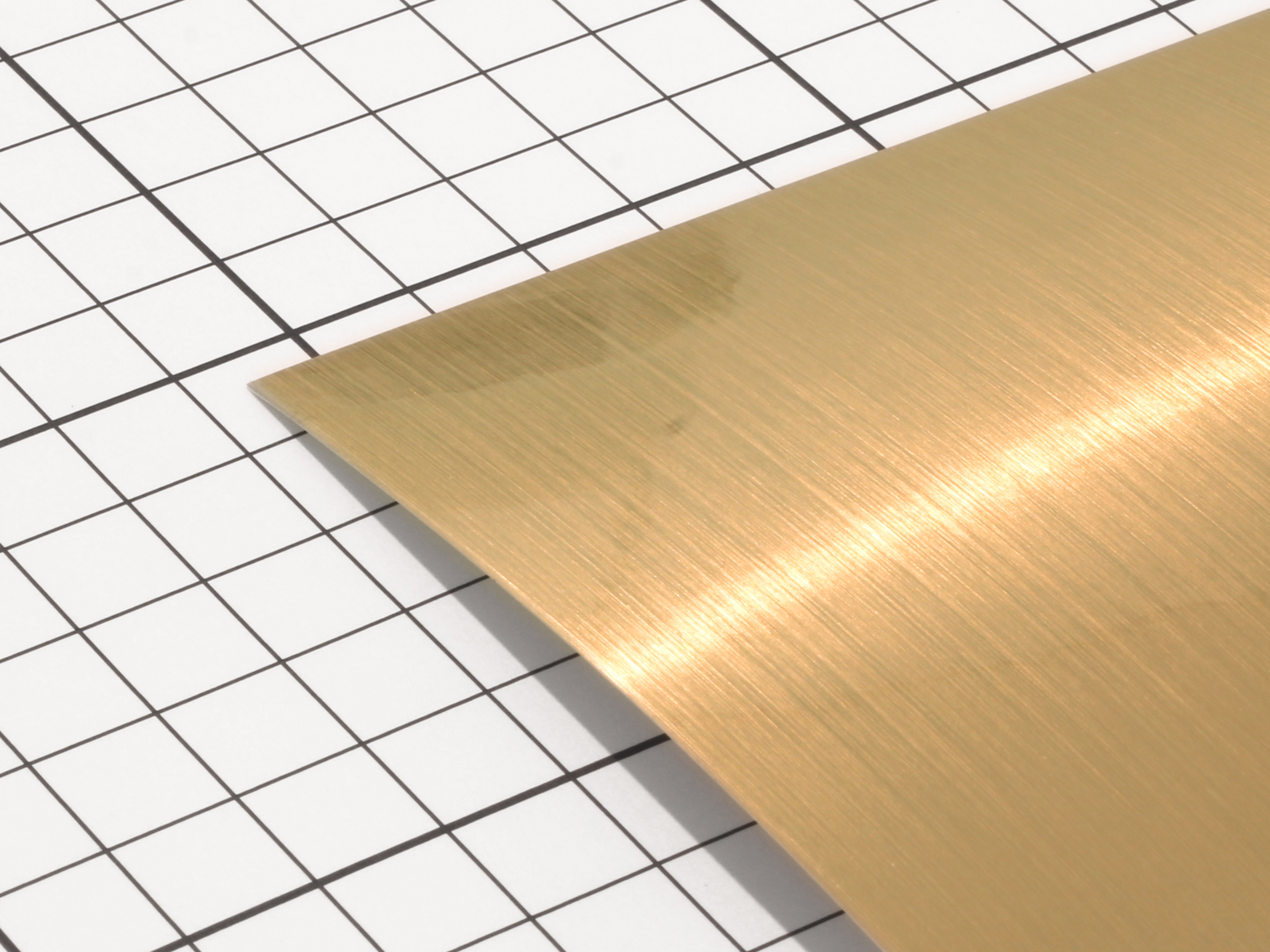 ヘアライン金艶