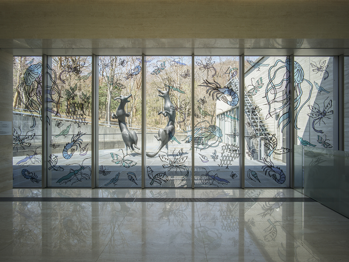 しあわせな犬 / blessed dogs エミール・ガレ コラボ装飾